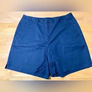 Brooks Brothers Navy Blue Cotton Shorts
